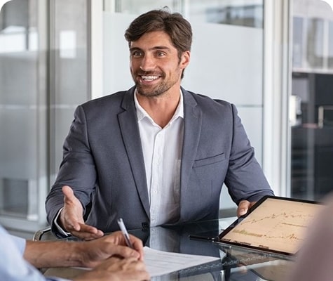 Business professional in a meeting